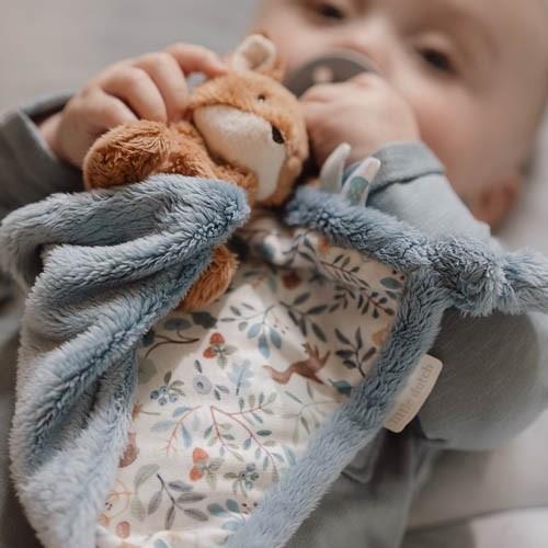 Doudou carré renard - Forest Friends LITTLE DUTCH