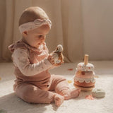 Faon à empiler doudou et bois FSC - Fairy Garden LITTLE DUTCH