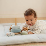 Renard à empiler doudou et bois FSC - Forest Friends LITTLE DUTCH