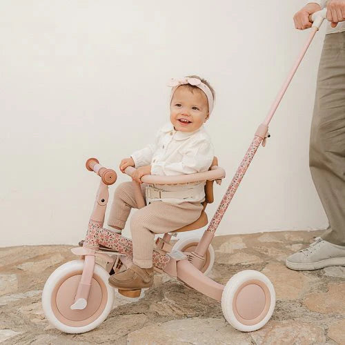 Tricycle évolutif 4 en 1 – Rose LITTLE DUTCH