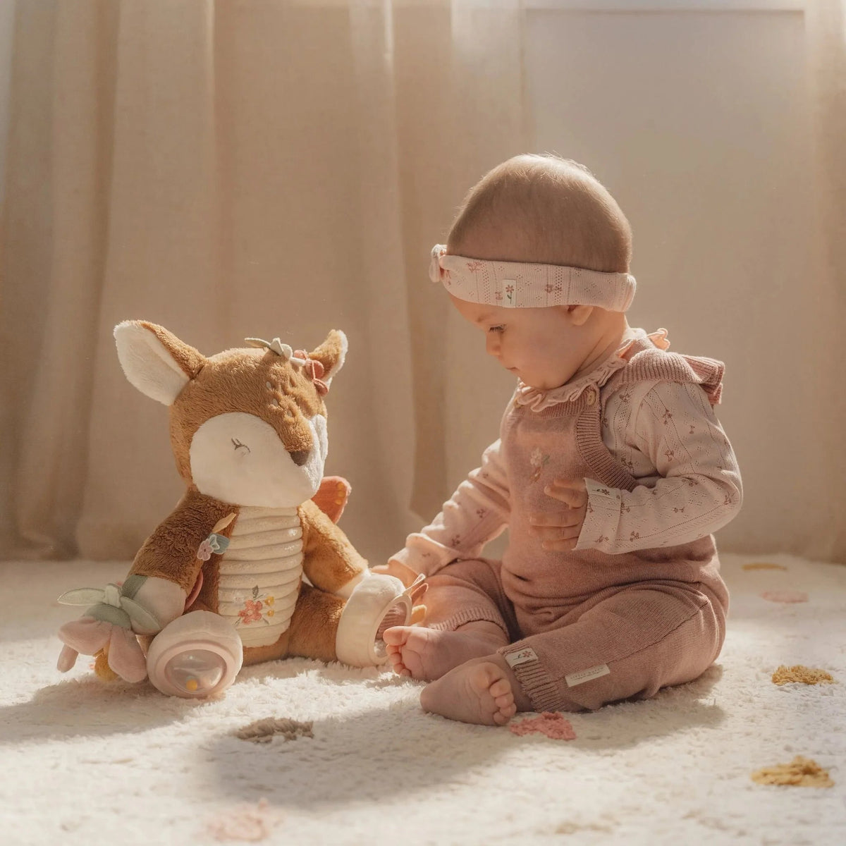 Peluche d'activités faon - Fairy Garden LITTLE DUTCH