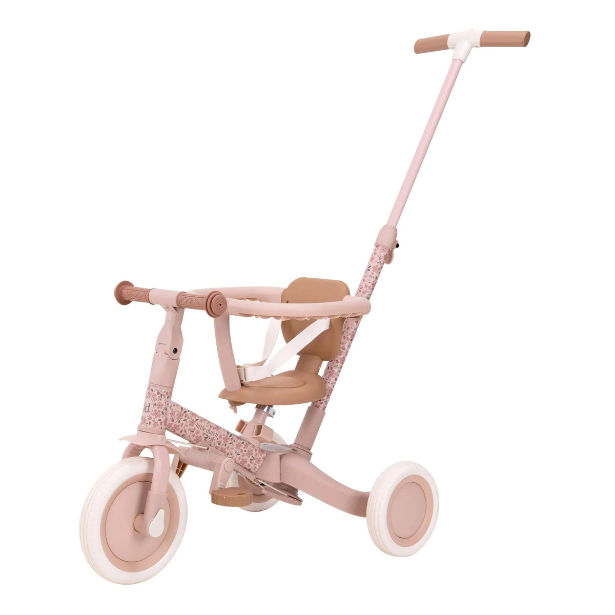 Tricycle évolutif 4 en 1 – Rose LITTLE DUTCH