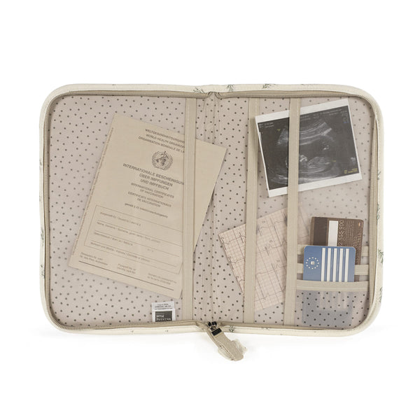 Protège carnet de santé Mimosa Vert