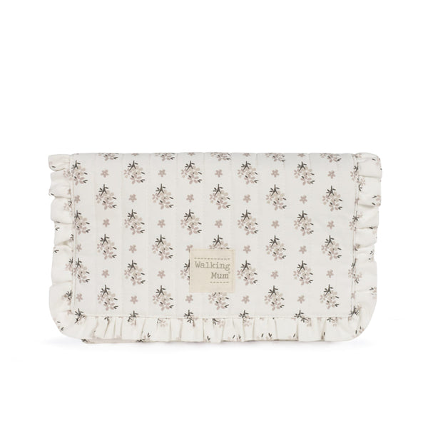 Tapis à langer pliable Botton Fleurs – Walking Mum