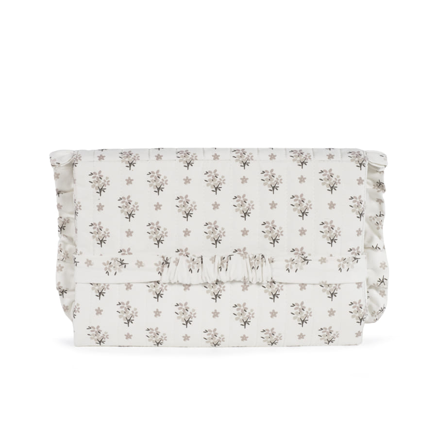 Tapis à langer pliable Botton Fleurs – Walking Mum