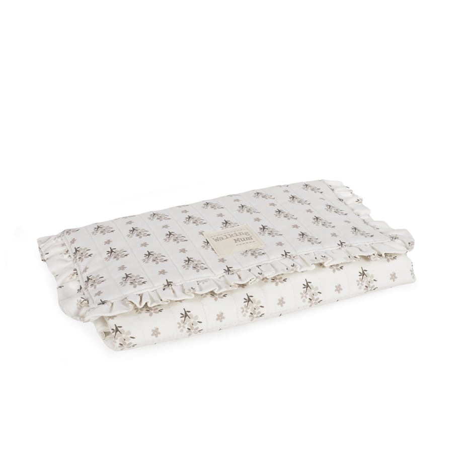 Tapis à langer pliable Botton Fleurs – Walking Mum