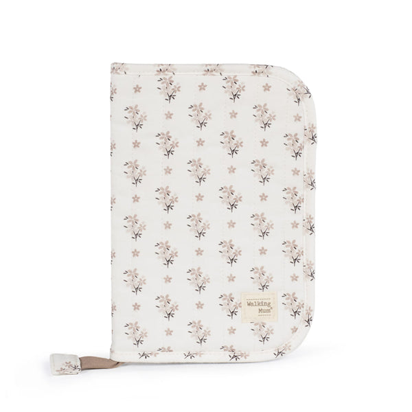 Protège carnet de santé Botton Fleurs