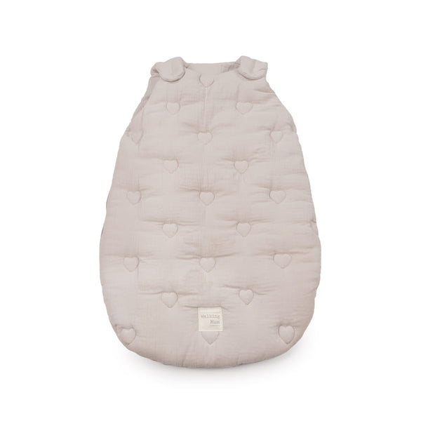 Gigoteuse Sintra Beige avec Cœurs Brodés