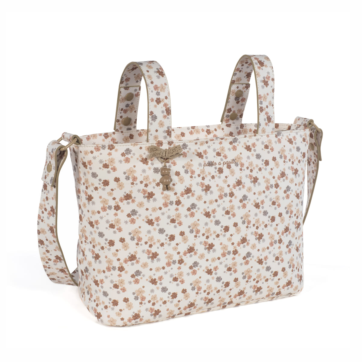 Sac à langer crossbody Somerset – en éco-cuir avec poches et pochette thermique