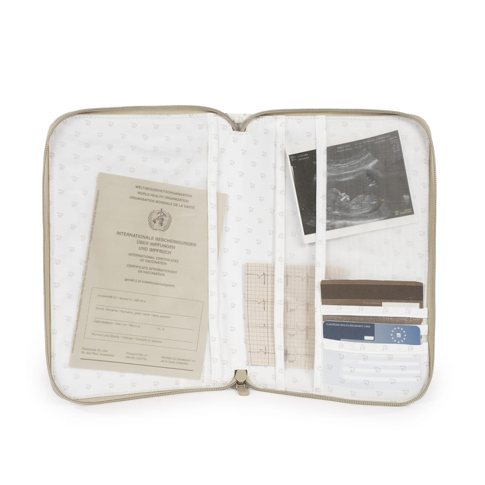 Protège carnet de santé Nara – Porte-documents bébé avec fermeture éclair