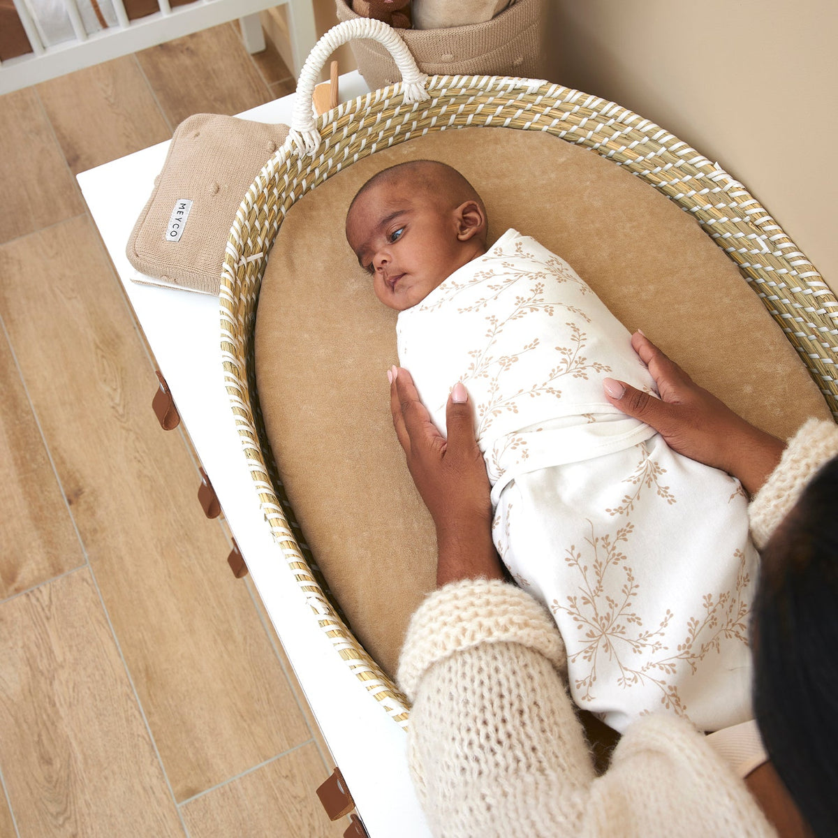 Emmaillotage Branches - crème - 0-3 mois - 1,0 TOG MEYCO BABY