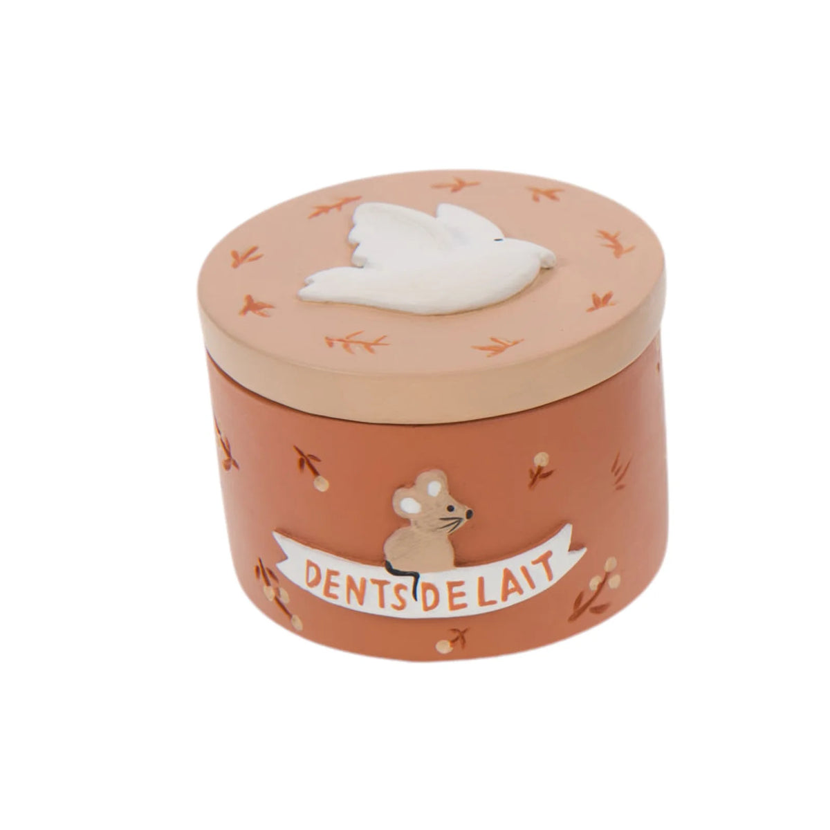 Boîte à Dents de Lait Birdy – Terracotta, Bleu ou Marron