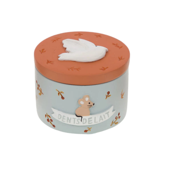 Boîte à Dents de Lait Birdy – Terracotta, Bleu ou Marron
