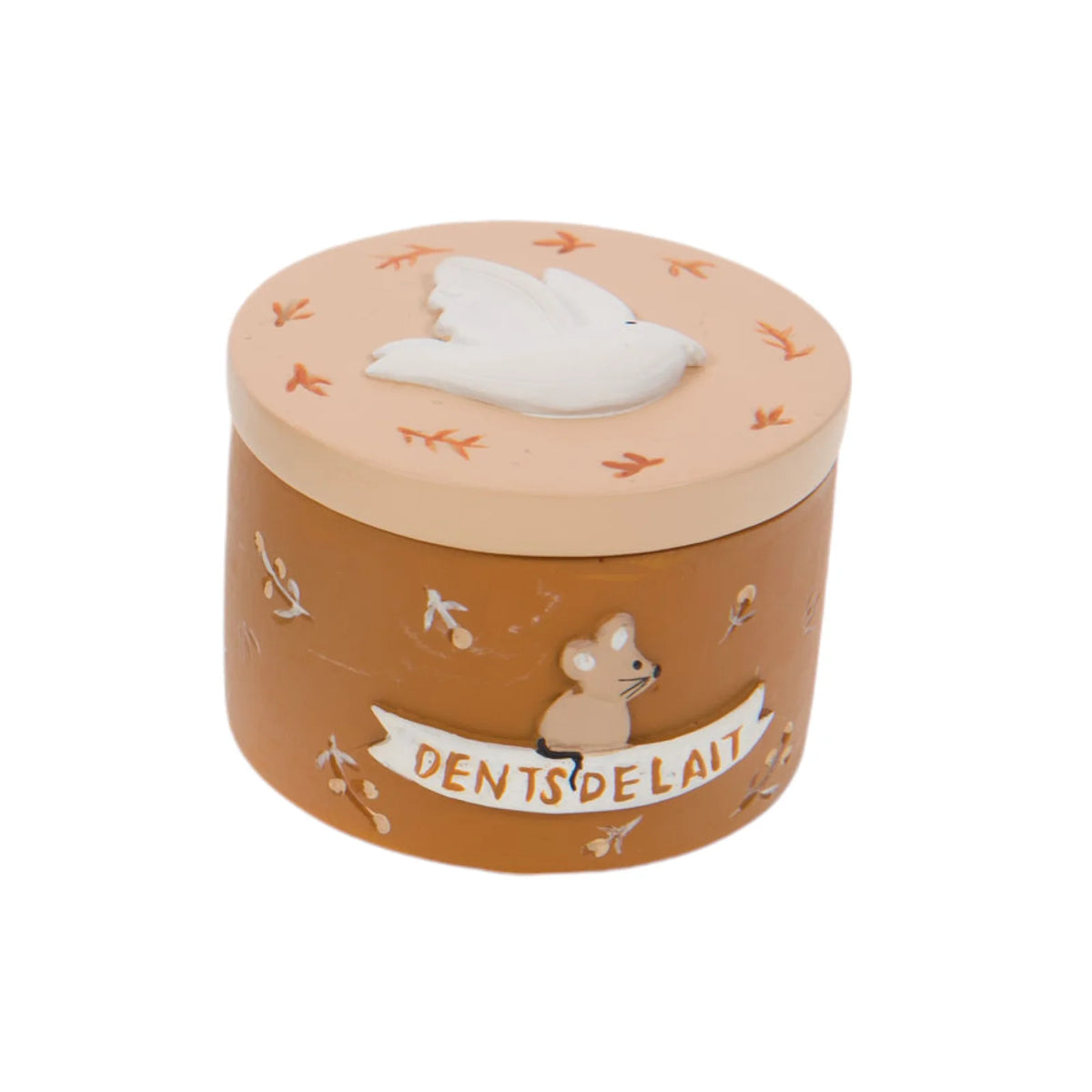 Boîte à Dents de Lait Birdy – Terracotta, Bleu ou Marron