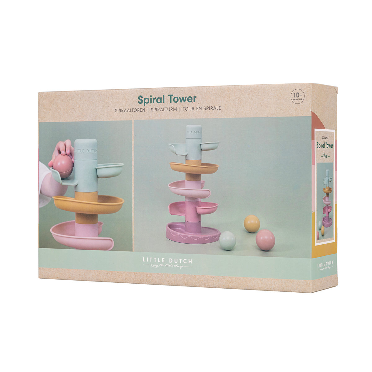 Tour en Spirale Bébé Rose LITTLE DUTCH