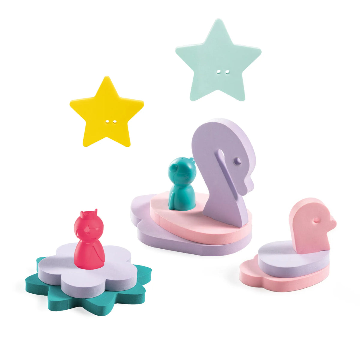 Puzzle friends La mare enchantée jouet de bain