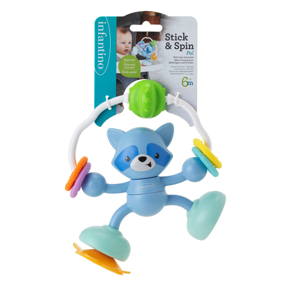 Jouet de table ventouse - Raton Laveur INFANTINO