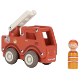 Camion de pompiers en bois FSC – Jouet d’éveil et jeu de rôle LITTLE DUTCH