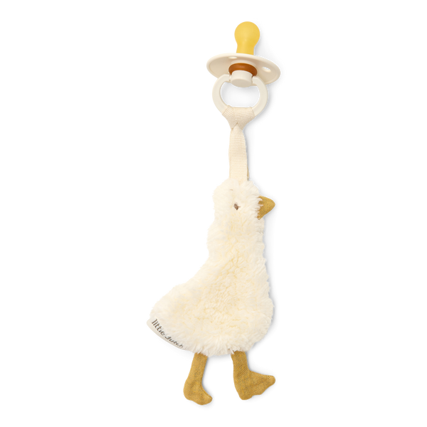 Attache-tétine en gaze de coton – Oie LITTLE DUTCH
