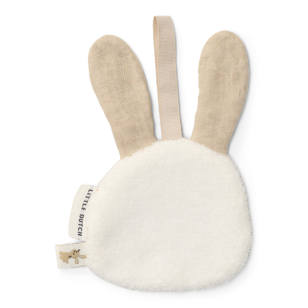 Attache-tétine en gaze de coton – Lapin LITTLE DUTCH