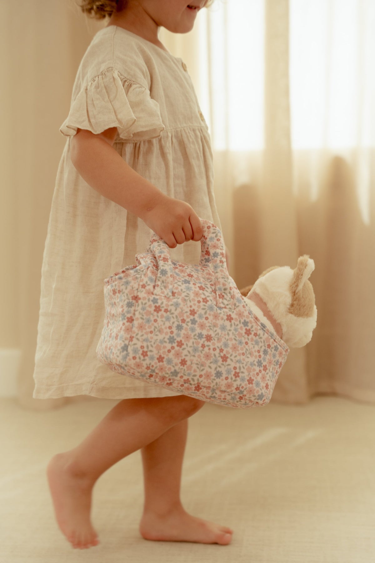 Peluche chat avec sac de transport – Marley LITTLE DUTCH