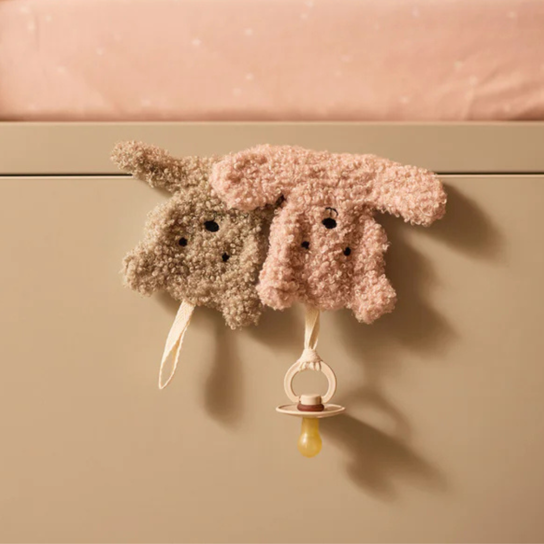 Attache Sucette - Teddy Bear - Olive Green JOLLEIN