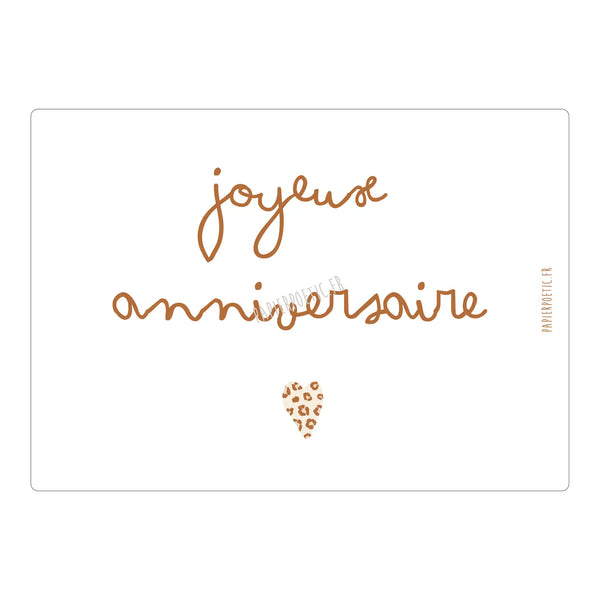 Carte "Joyeux anniversaire Graou"