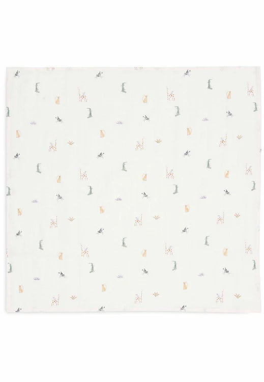 1 Lange Gaze de Coton Small 70x70cm - Jungle Jambo