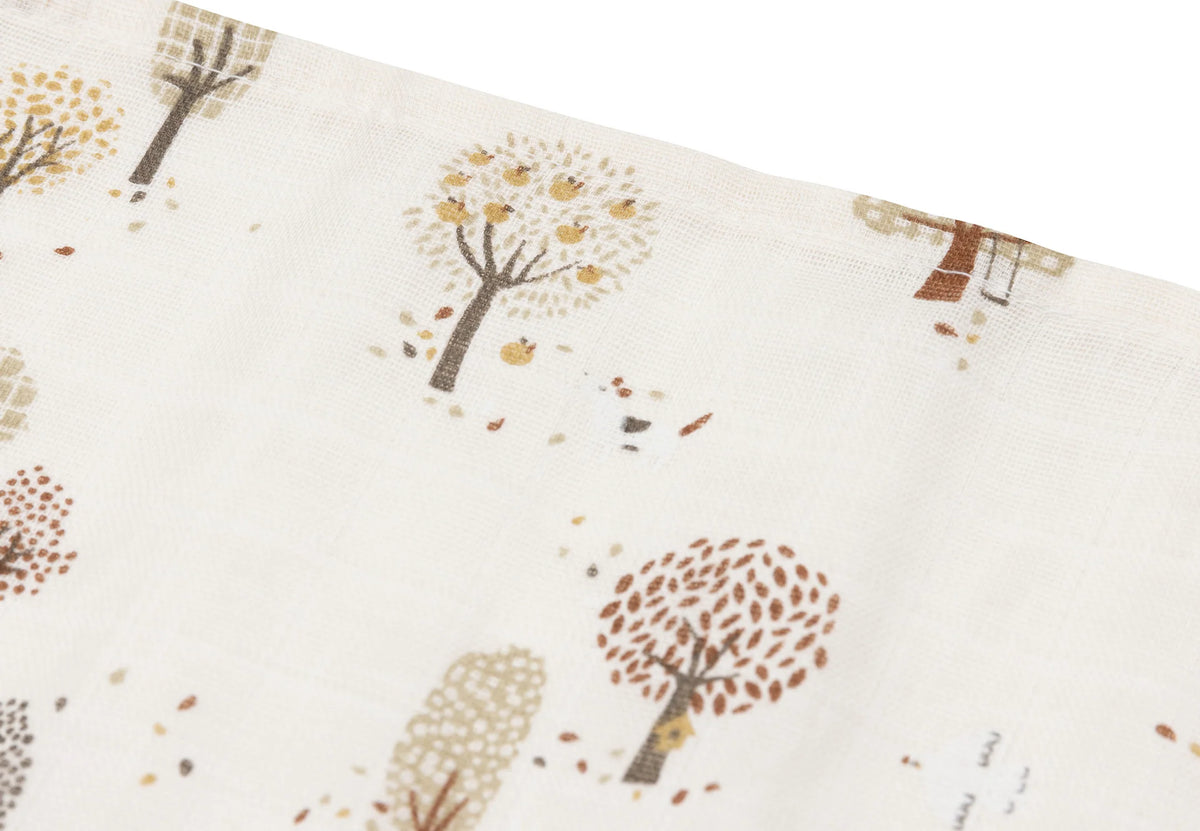 Lange Gaze de Coton Large 115x115cm - Tiny Park - 2 Unités