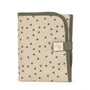 Tapis à langer bébé heart Poppy Moss vert – Motifs cœurs walking mum