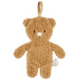 TEDDY Doudou attache tétine ours brun