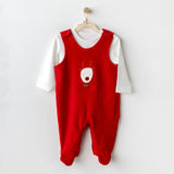 Pyjama Bébé Velvet Happy New Year – Tenue Noël