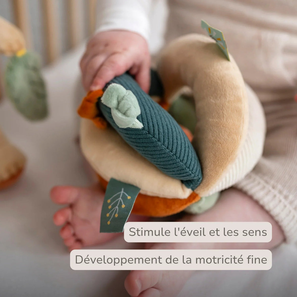 Balle d'activités Léon le Lion 15 cm – Nattou 🦁 NATTOU