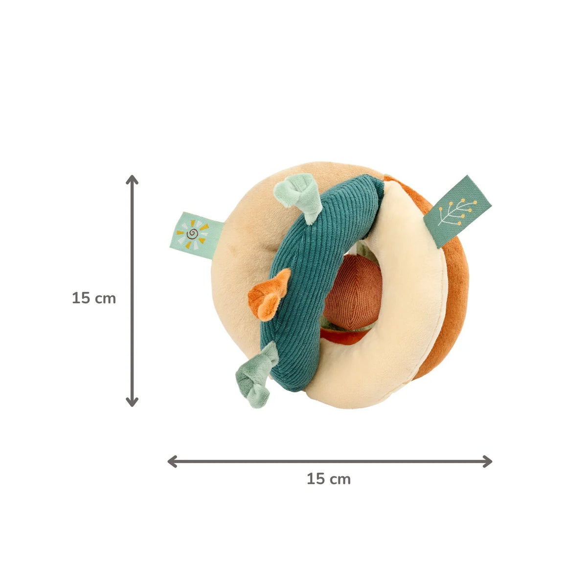 Balle d'activités Léon le Lion 15 cm – Nattou 🦁 NATTOU