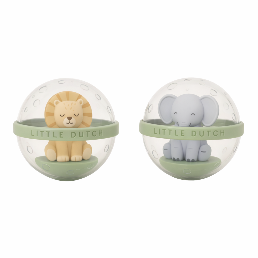 Balles tournantes Safari Friends – jouet d’éveil bébé dès 4 mois
