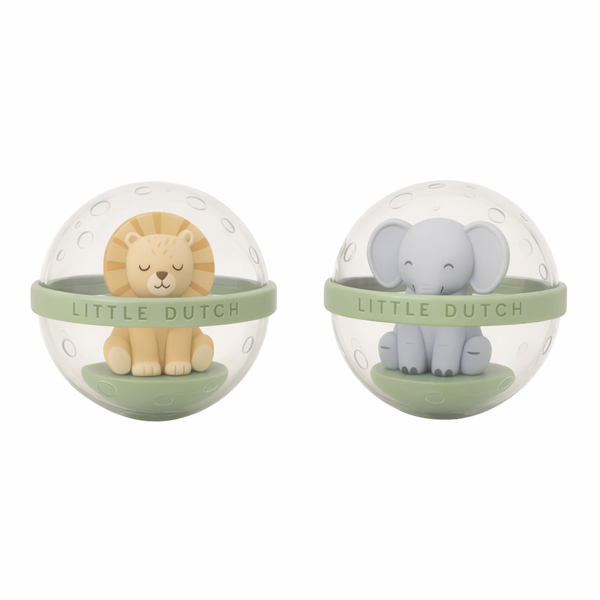 Balles tournantes Safari Friends – jouet d’éveil bébé dès 4 mois