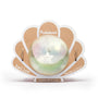 Ballon bébé coquillage 10 cm – jouet enfant Made in France blanc