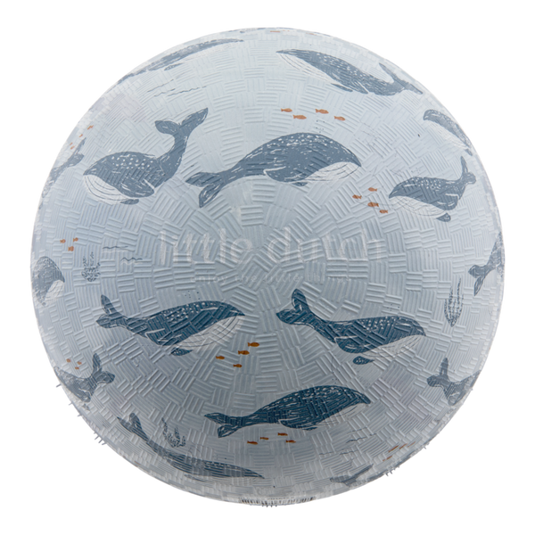 Balle enfant bleu Ocean World – ballon de plage dès 2 ans LITTLE DUTCH
