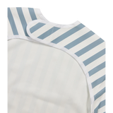 Bavoir à Manches Longues Fat Stripe Jeans Blue – Meyco Baby 💙 MEYCO BABY