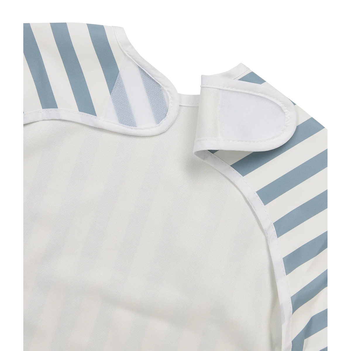 Bavoir à Manches Longues Fat Stripe Jeans Blue – Meyco Baby 💙 MEYCO BABY