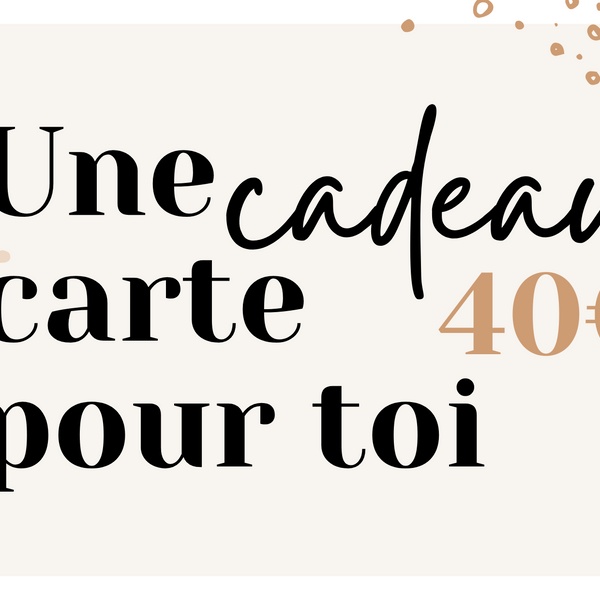 Carte cadeau dès 20€ Petit coeur salé