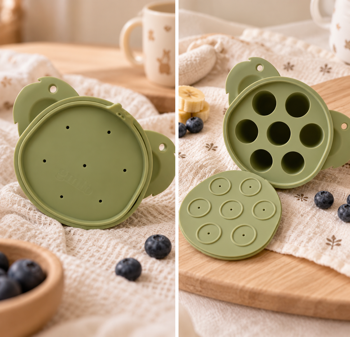 Moule de congélation Koala pour tétine grignoteuse – Portions bébé GMLB