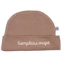 Bonnet Naissance bébé “Exemplaire unique” Mocha BB & CO