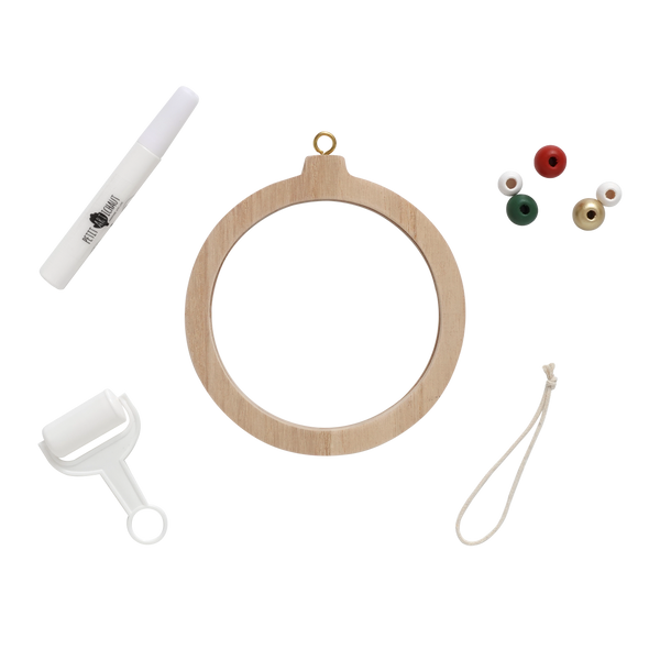Boule de Noël empreinte bébé – Transparente petit artichaud