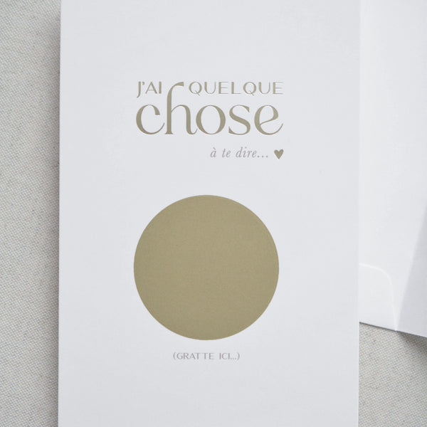 Carte à gratter annonce grossesse – Bébés en route