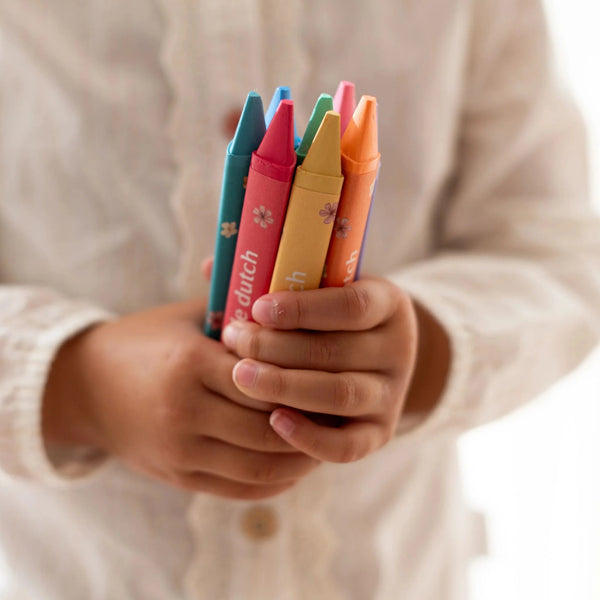Crayons de cire - Rosa LITTLE DUTCH
