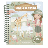Cahier de stickers à numéros Safari Friends : l’activité idéale pour apprendre les chiffres en s’amusant dès 3 ans.