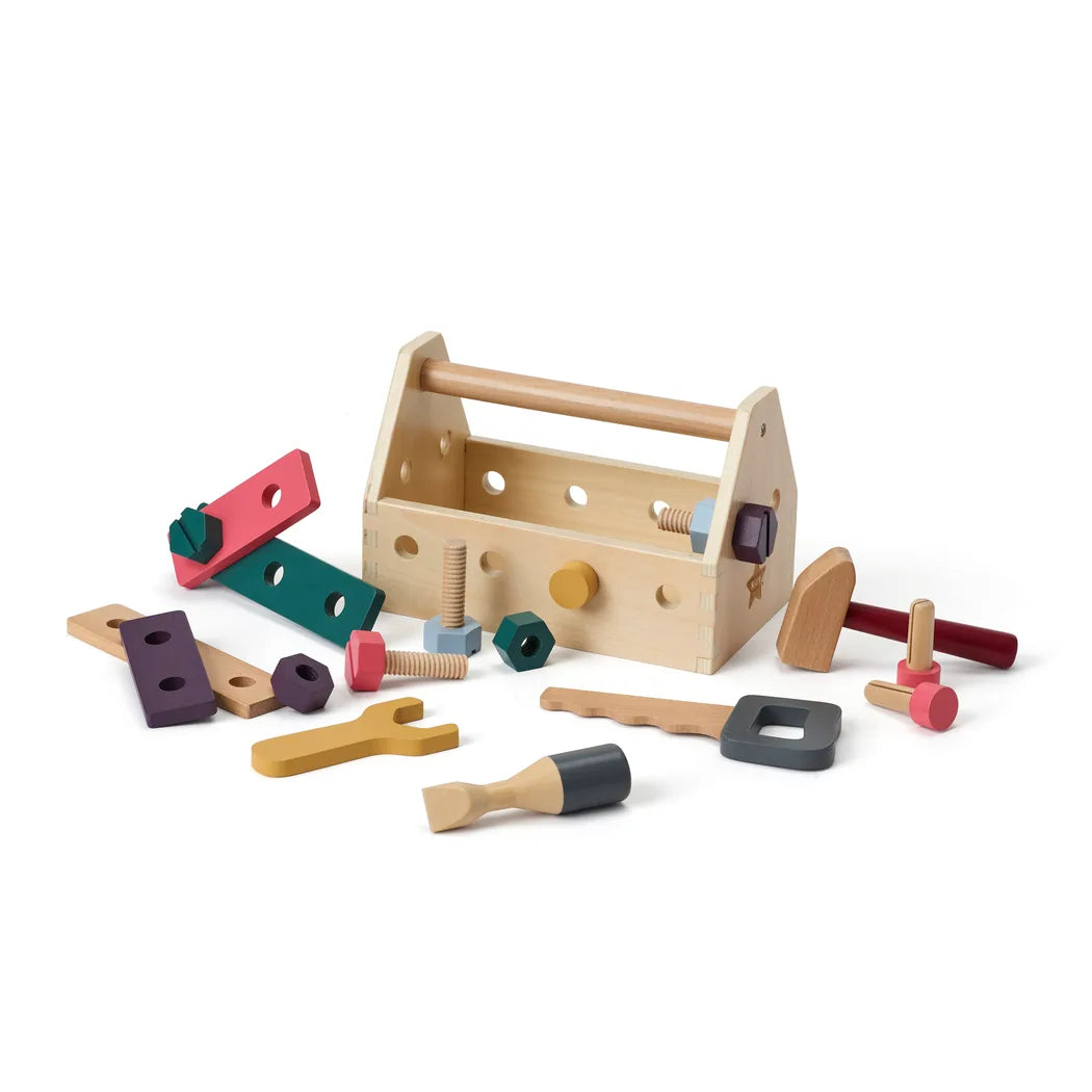 Caisse à outils enfant en bois FSC – kit bricolage complet dès 3 ans Kid's concept