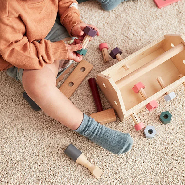 Caisse à outils enfant en bois FSC – kit bricolage complet dès 3 ans Kid's concept