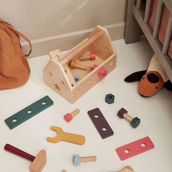 Caisse à outils enfant en bois FSC – kit bricolage complet dès 3 ans Kid's concept